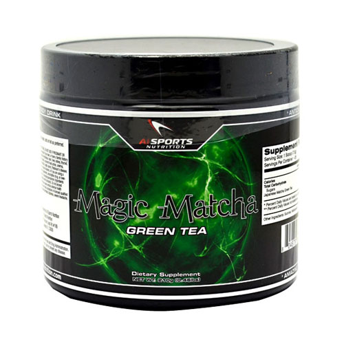 AI Sports Nutrition Magic Matcha, Green Tea Drink Mix, 210 g, AI Sports Nutrition