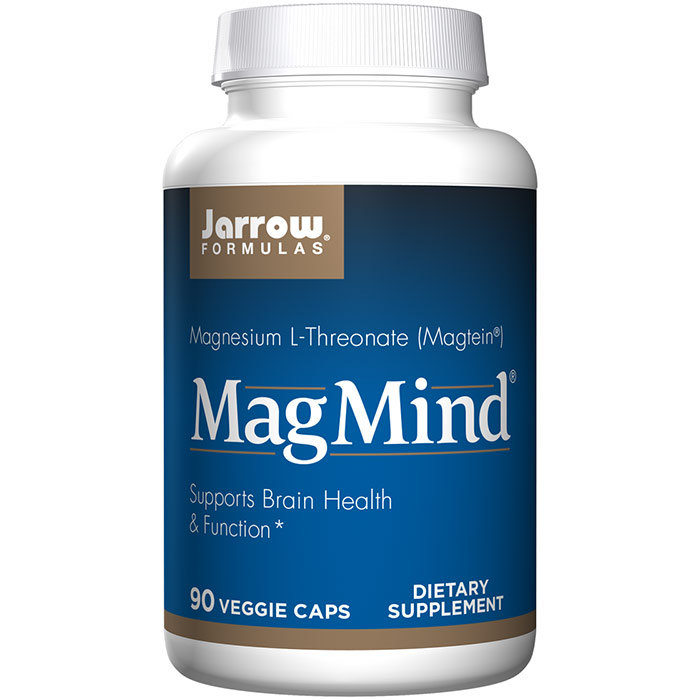 Jarrow Formulas MagMind, Magnesium L-Threonate, 90 Vegetarian Capsules, Jarrow Formulas