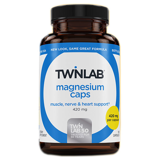 Magnesium Caps 420 mg, 100 Capsules, Twinlab