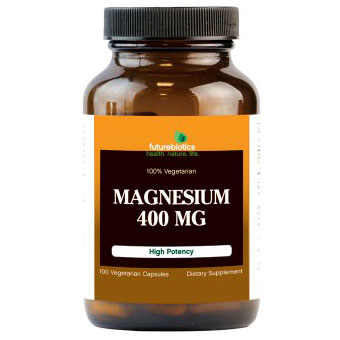 Magnesium 400 mg, 100 Vegetarian Capsules, FutureBiotics