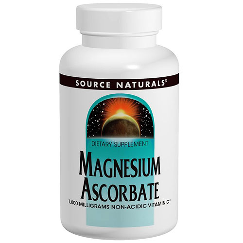 Magnesium Ascorbate 1000 mg, 120 Tablets, Source Naturals