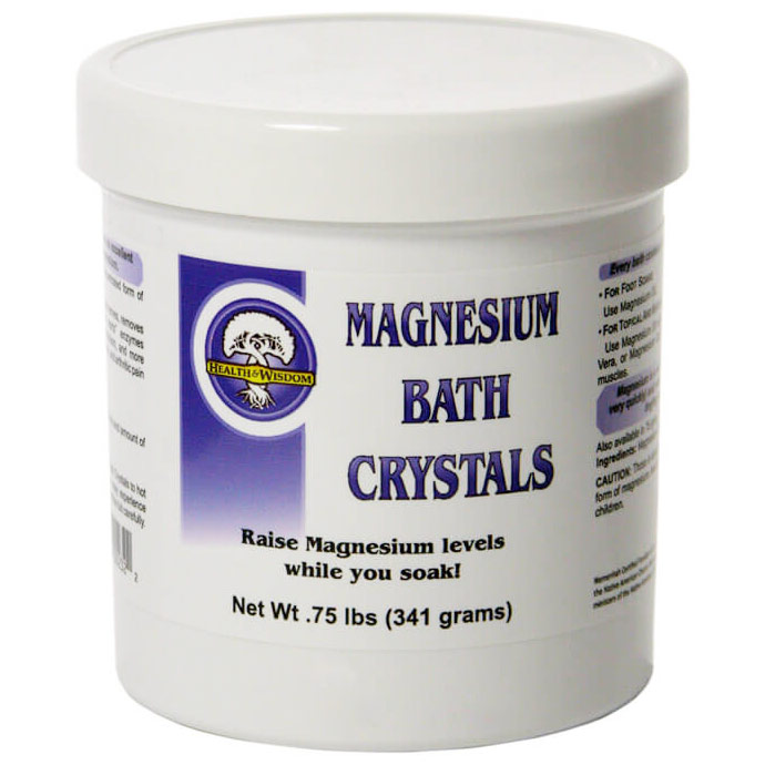 Magnesium Bath Crystals, 341 g x 2 pc, Health and Wisdom Inc.