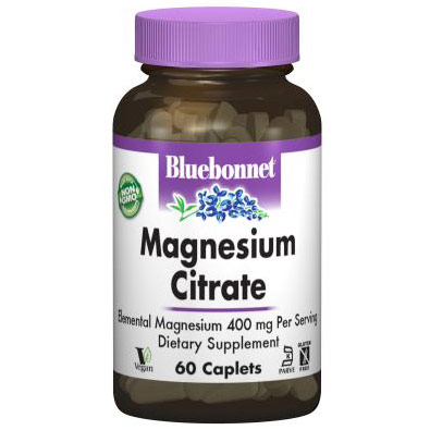 Magnesium Citrate, 120 Caplets, Bluebonnet Nutrition