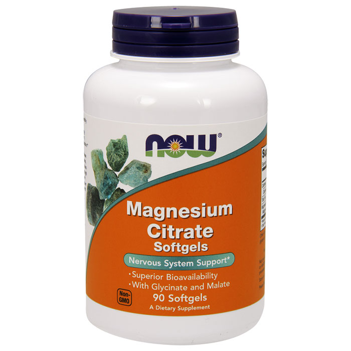 Magnesium Citrate, 90 Softgels, NOW Foods