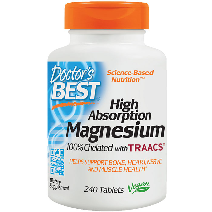 High Absorption Magnesium, Value Size, 240 Tablets, Doctors Best