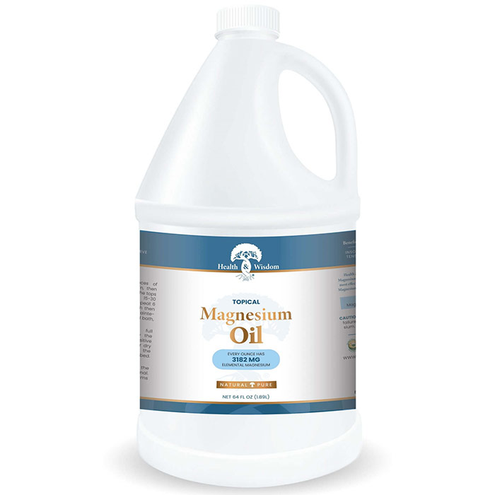 Magnesium Oil, 64 oz, Health and Wisdom Inc.
