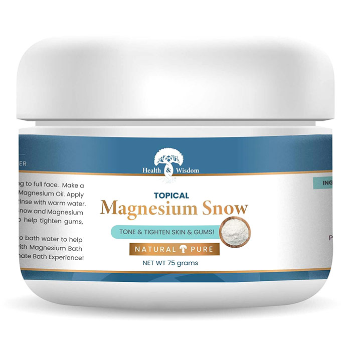 Health and Wisdom Inc. Magnesium Snow, 75 g, Health and Wisdom Inc.