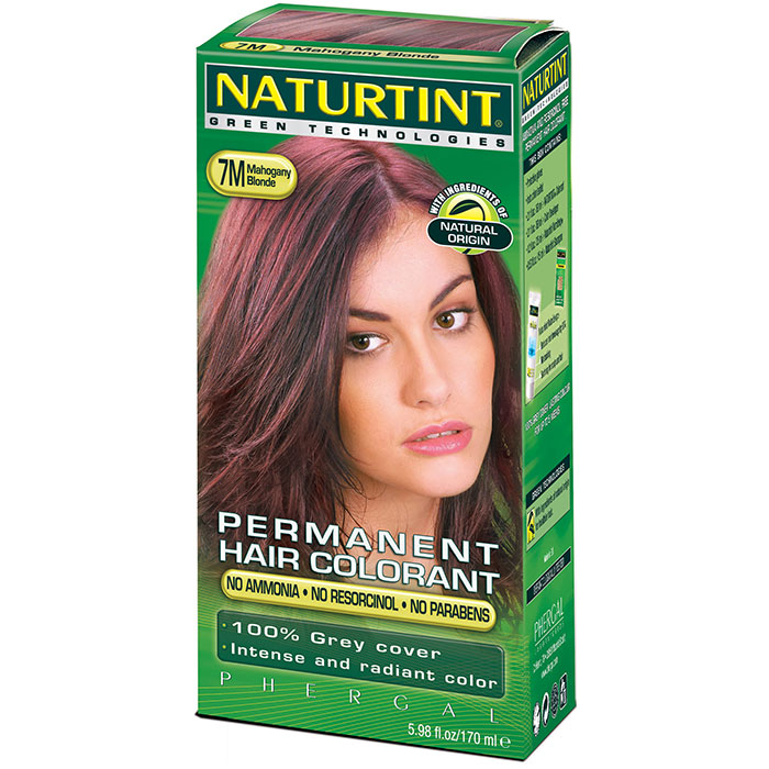 Permanent Hair Color, Mahogany Blonde (7M), 5.6 oz, Naturtint