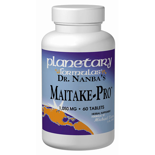 Planetary Herbals Maitake-Pro Dr. Nanba's 1041mg 30 tabs, Planetary Herbals