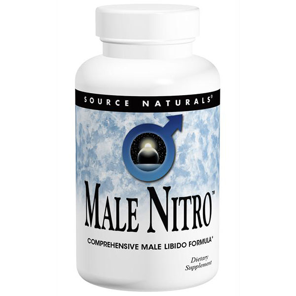 Male Nitro Powder, Healthy Sexual Response, 8 oz, Source Naturals