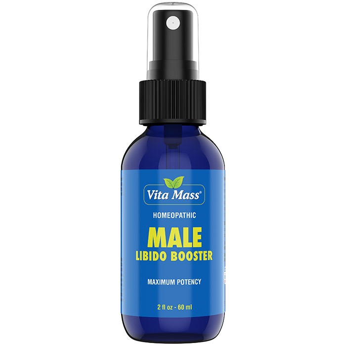 Male Sexual Enhancer Homeopathic Oral Spray, 2 oz (60 ml), Vita Mass