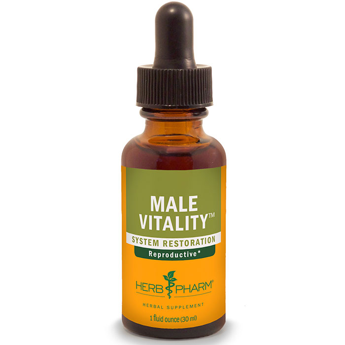 Male Vitality Tonic Liquid Herbal Blend, 4 oz, Herb Pharm