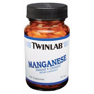Manganese 10mg 100 caps from Twinlab