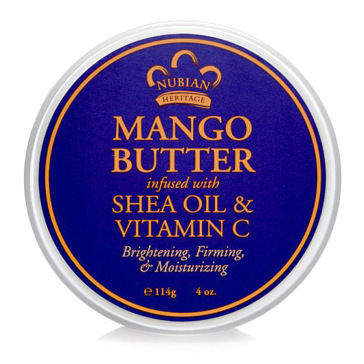 Mango Butter, Infused with Shea Oil & Vitamin C, 4 oz, Nubian Heritage