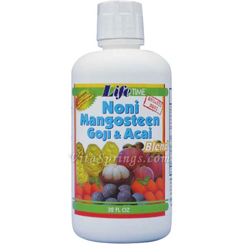 Mangosteen, Noni, Goji, Acai Juice, 32 oz, LifeTime