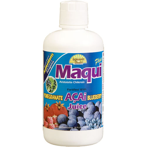 Maqui Plus Juice Blend, 32 oz, Dynamic Health Laboratories