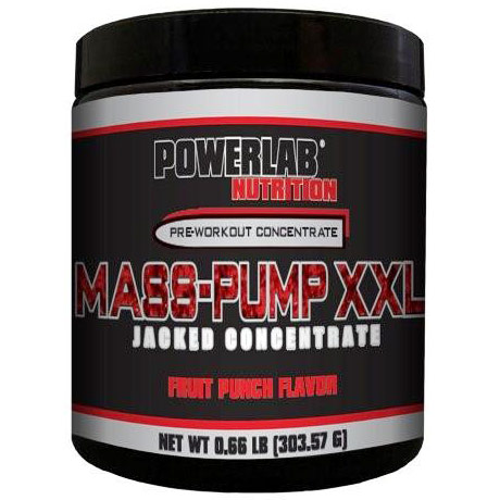 Powerlab Nutrition Mass-Pump XXL, Jacked Extreme, 0.66 lb, Powerlab Nutrition