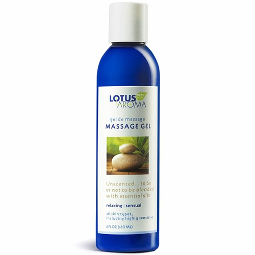 Lotus Aroma Massage Gel, Unscented, 6 oz, Lotus Aroma