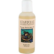 StarWest Botanicals Escentual Massage Oil Almond 4 oz, StarWest Botanicals