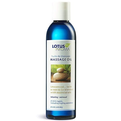 Lotus Aroma Massage Oil, Unscented, 6 oz, Lotus Aroma