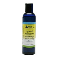 Ayurvedic Massage Oil, Warming, 4 oz, Natures Formulary