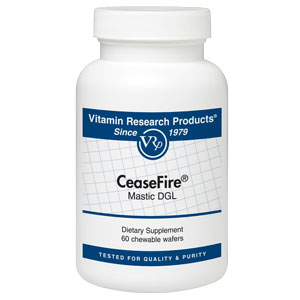 Vitamin Research Products Mastic Gum, CeaseFire, 60 wafers, Vitamin Research Products