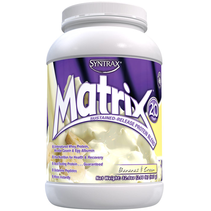 Matrix 2.0, Sustained-Release Protein Blend, 2 lb, Syntrax