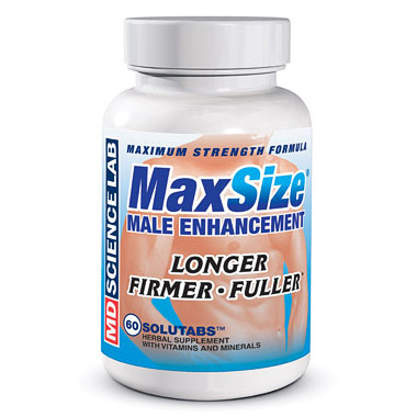 Max Size (MaxSize) Male Enhancement Formula, 60 Tablets, MD Science Lab