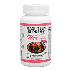 Maxi-Health Research (MaxiHealth) Maxi Teen Supreme Hers, 60 Tablets, Maxi-Health Research (MaxiHealth)