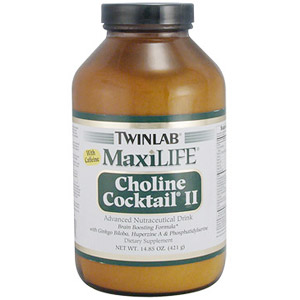 Twinlab Maxilife Choline Cocktail II with Caffeine 14.85 oz powder from Twinlab