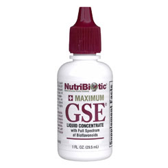 Maximum GSE Liquid Concentrate, Grapefruit Seed Extract, 1 oz, NutriBiotic