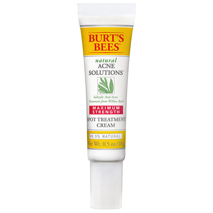 Natural Acne Solutions Spot Treatment Cream, Maximum Strength, 0.5 oz, Burts Bees