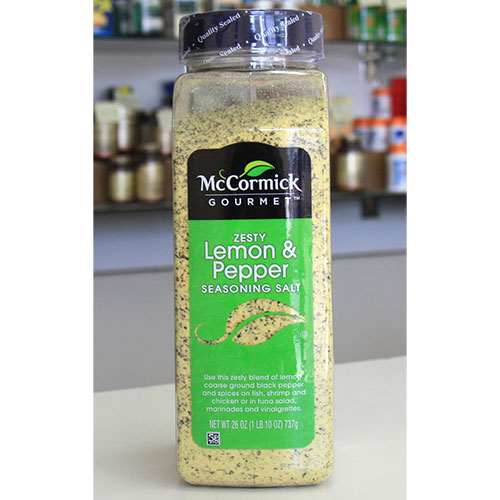 McCormick Zesty Lemon & Pepper Seasoning Salt, 26 oz (737 g)