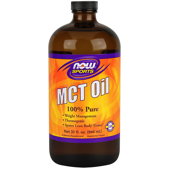 NOW Foods MCT Oil Liquid, Medium Chain Triglycerides, 32 oz, NOW Foods