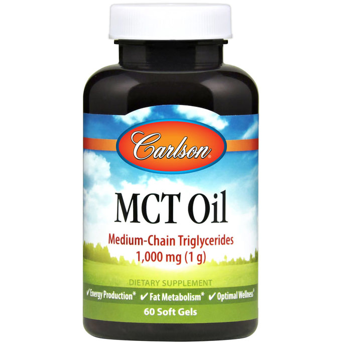 MCT Oil, 60 Soft Gels, Carlson Labs