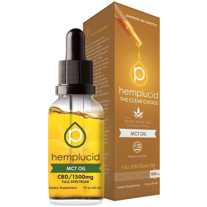 MCT Oil CBD 1500 mg, 30 ml, Hemplucid