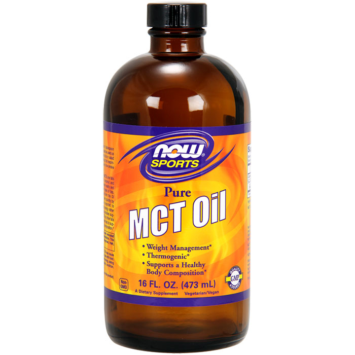 MCT Oil Liquid, Weight Management, 16 oz, NOW Foods