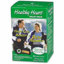 Medisana Healthy Heart Value Pack - Heart Rate Monitor & Digital Pedometer