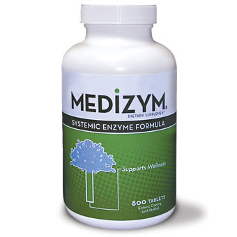 Medizym Systemic Enzyme Formula, 100 Tablets, Naturally Vitamins