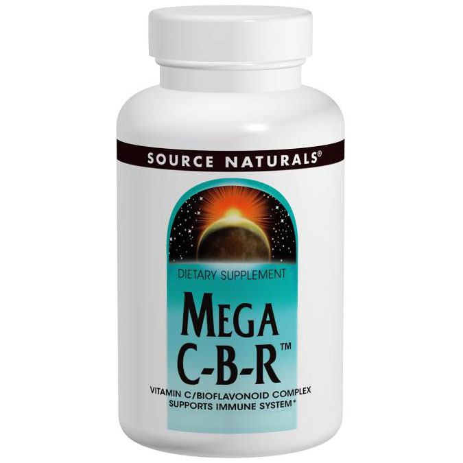 Mega CBR Vitamin C/Bioflavonoid Complex 50 tabs from Source Naturals