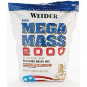 Weider Super Mega Mass 2000 Chocolate, 12.1 lb