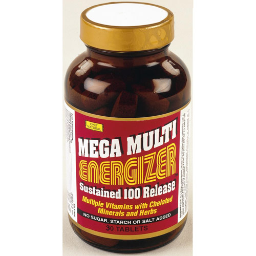 Mega Multi Energizer, 30 Tablets, Only Natural Inc.