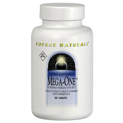 Mega-One Multiple No Iron 180 tabs from Source Naturals