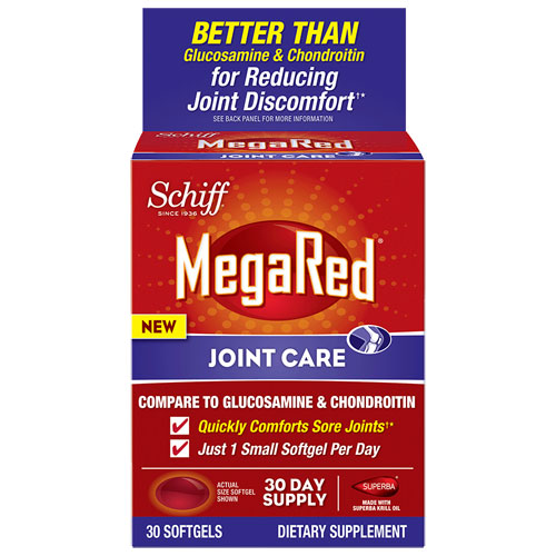 MegaRed Joint Care (Mega Red), 30 Softgels, Schiff