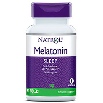 Melatonin 1 mg, 180 Tablets, Natrol