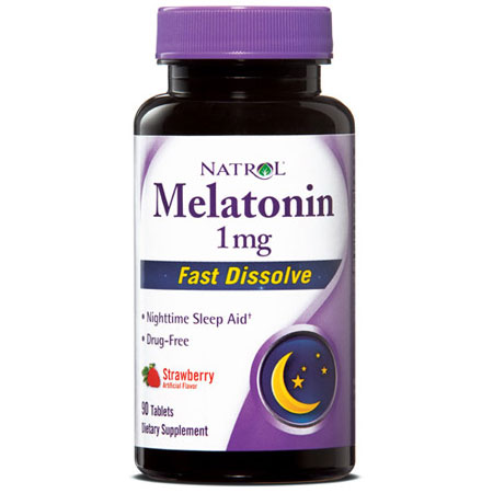 Natrol Melatonin 1 mg Fast Dissolve, 90 Tablets, Natrol