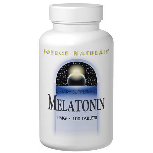 Melatonin 1mg 100 tabs from Source Naturals
