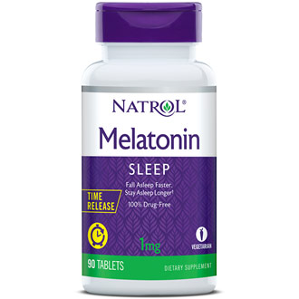 Melatonin 1 mg Time Release, 90 Tablets, Natrol
