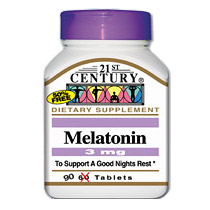 21st Century HealthCare Melatonin 3 mg 90 Tablets, 21st Century Health Care