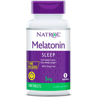 Melatonin 3mg Time Release 100 Tablets from Natrol